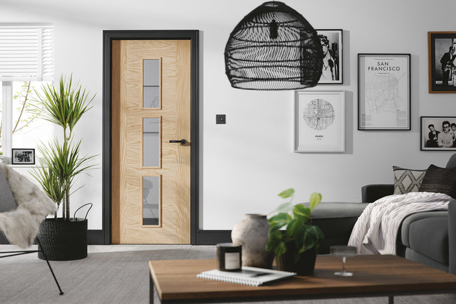 Sofia Glazed Pre-finished Oak Doors