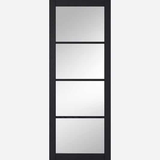 Soho 4L Clear Glazed Dark Charcoal Doors