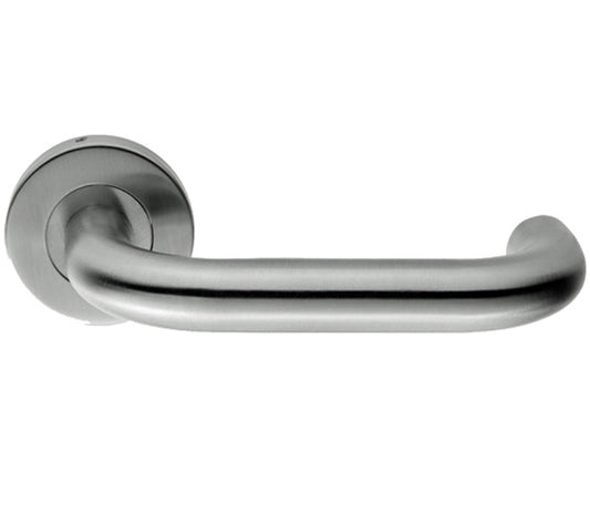 Return To Door Lever Handle Stainless Steel