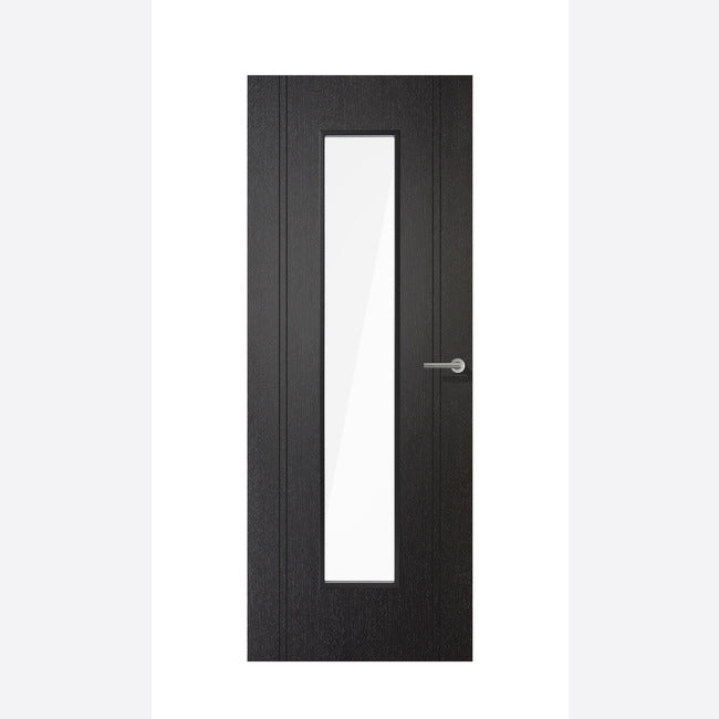 BLACK LAMINATE MONACO GLAZED Doors