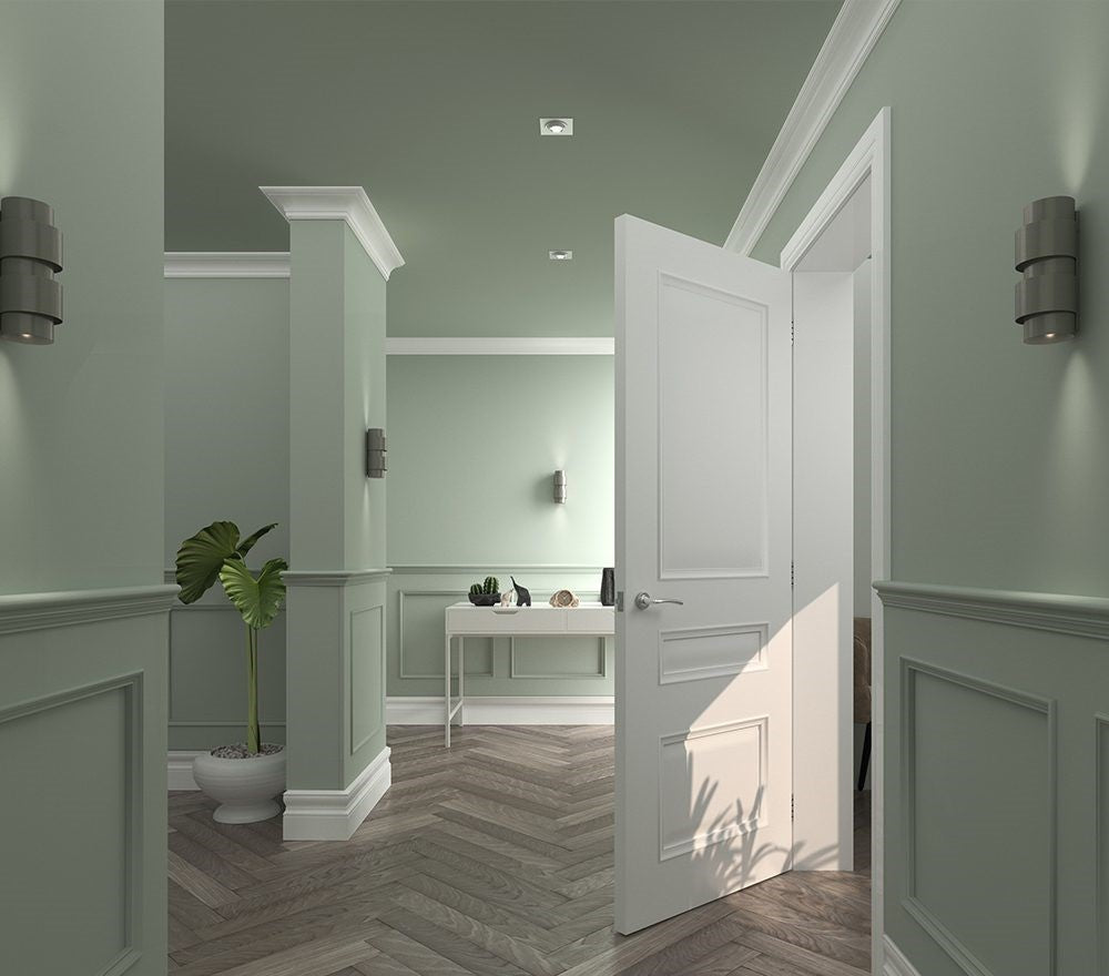 White Primed Balmoral Wall Panelling