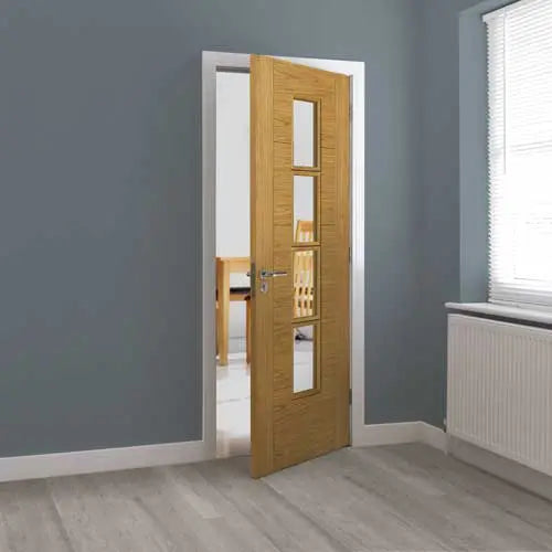 Bela Oak Glazed Internal Door