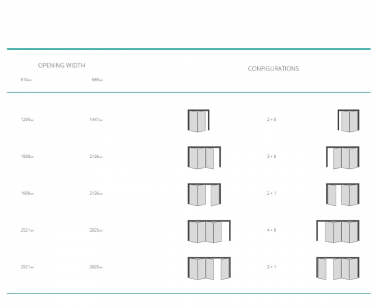 Bifold Frame Kit- White Primed