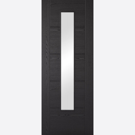 Vancouver 1L Glazed Charcoal Black Doors
