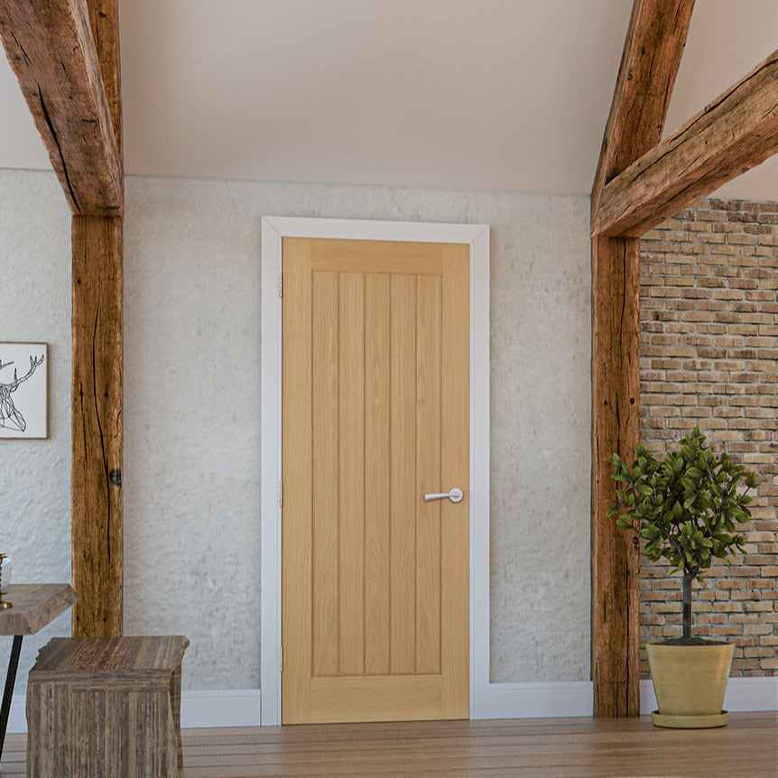 Cottage Unfinished Oak - Interior oak Doors