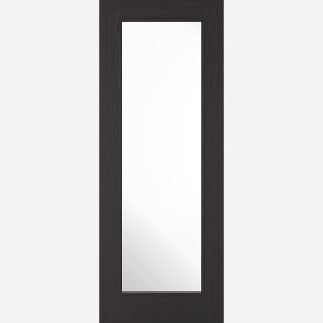 Diez 1L Glazed Charcoal Black Doors