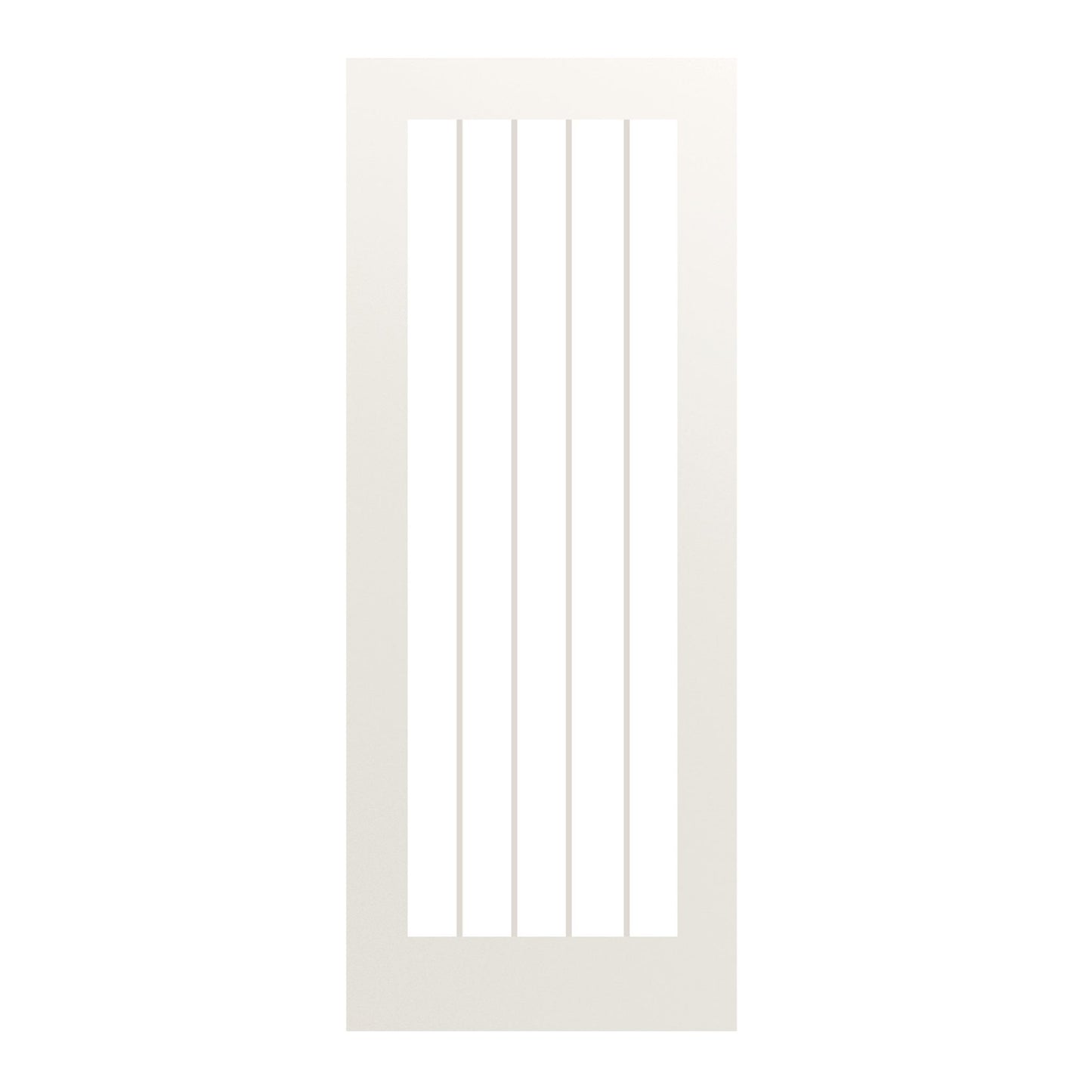Ely 1L Full Glazed White Primed Doors
