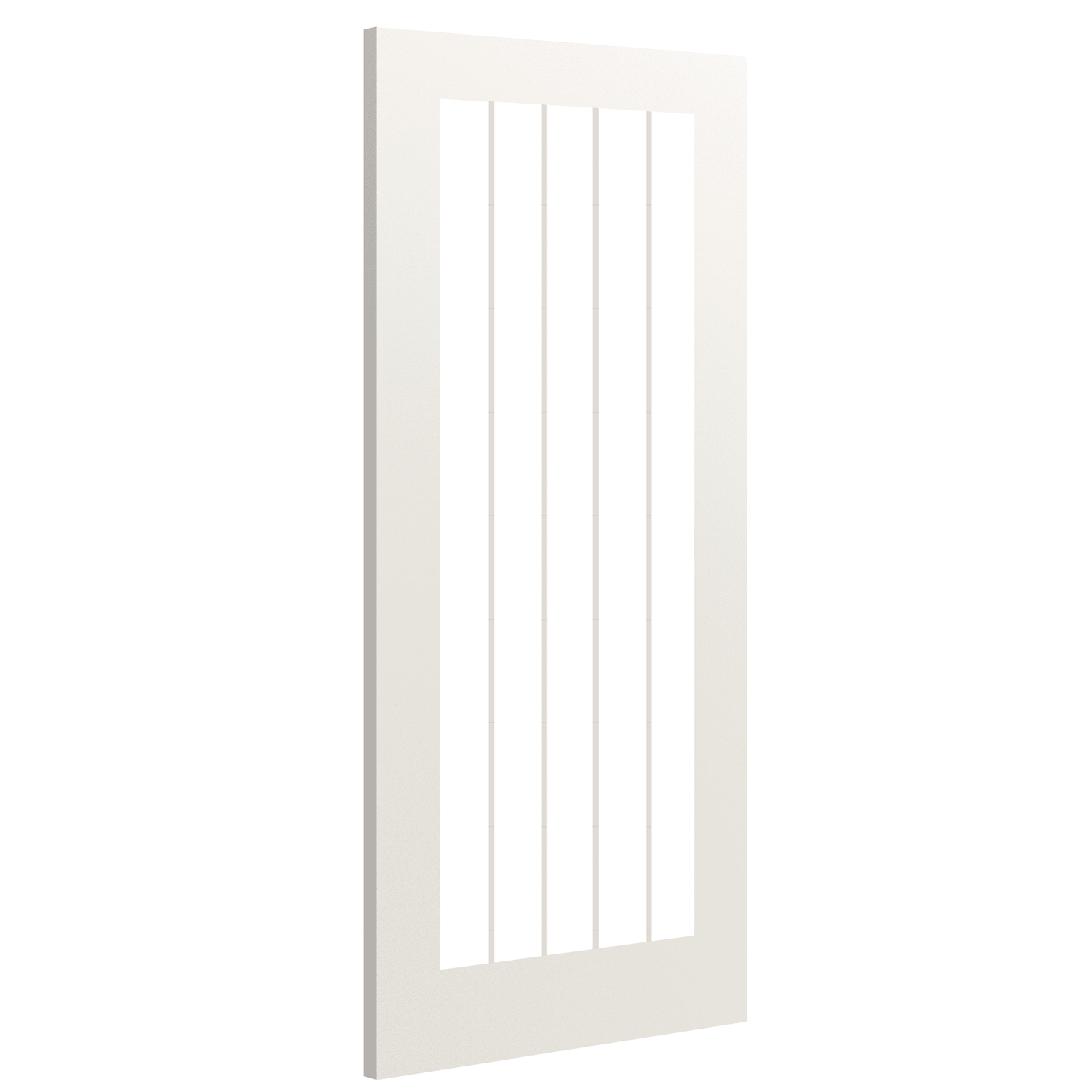 Ely 1L Full Glazed White Primed Doors