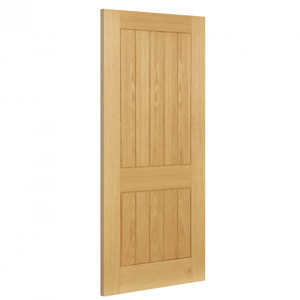 Ely 2 Panel Pre-Finished Oak Doors