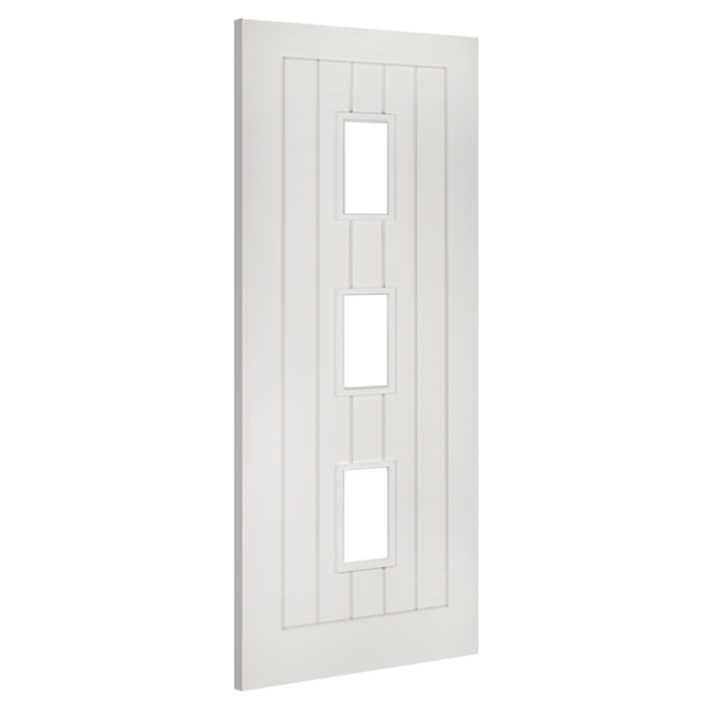 Ely Glazed White Primed FD30