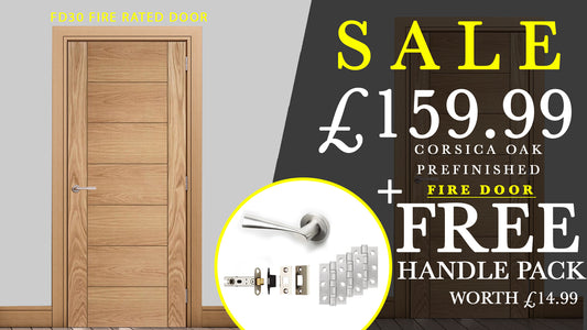 FD30 FIRE CORSICA OAK PRE-FINISHED- SPECIAL OFFER