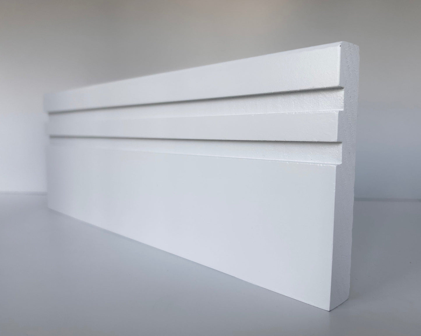 Round Edge Double Square Groove - MDF Skirting/Architrave