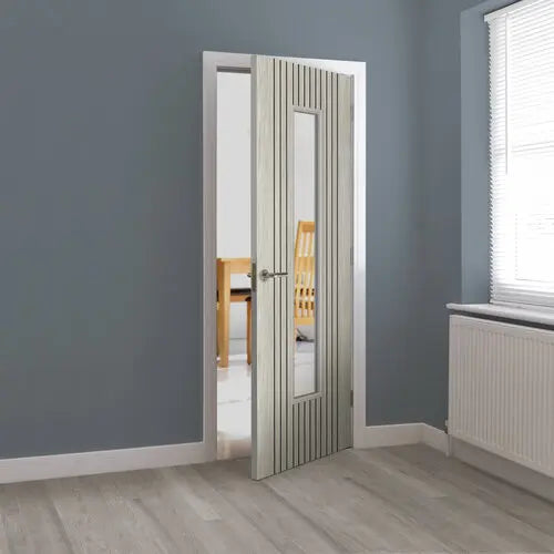 Aria Grey Glazed Laminate Internal Door