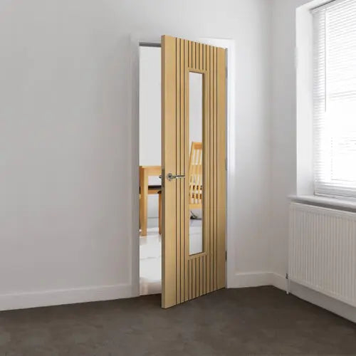 Aria Oak Glazed Laminate Internal Door