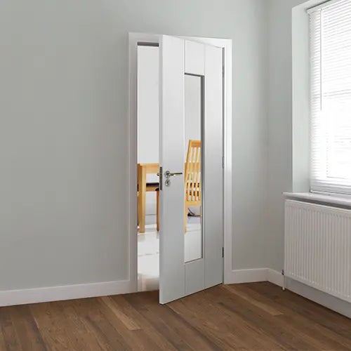 Axis White Glazed Internal Door