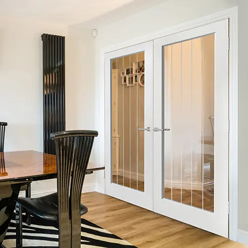 Cottage 1 Light White Glazed Internal Door