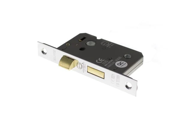 Kansas Polished Chrome - Handle Pack - Bathroom Lock