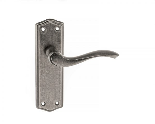 Old English Warwick Latch Lever on Backplate