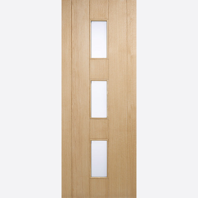 Copenhagen 3L Glazed Oak Doors