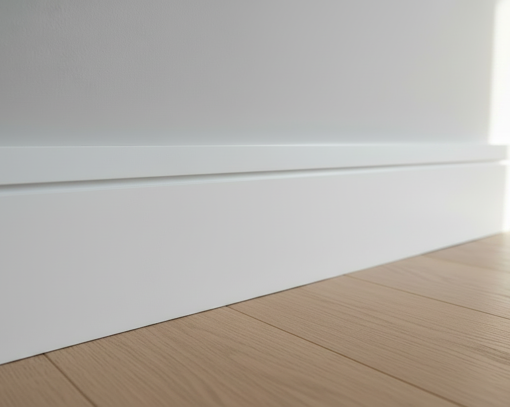 Square Single Large Groove - MDF Skirting/Architrave