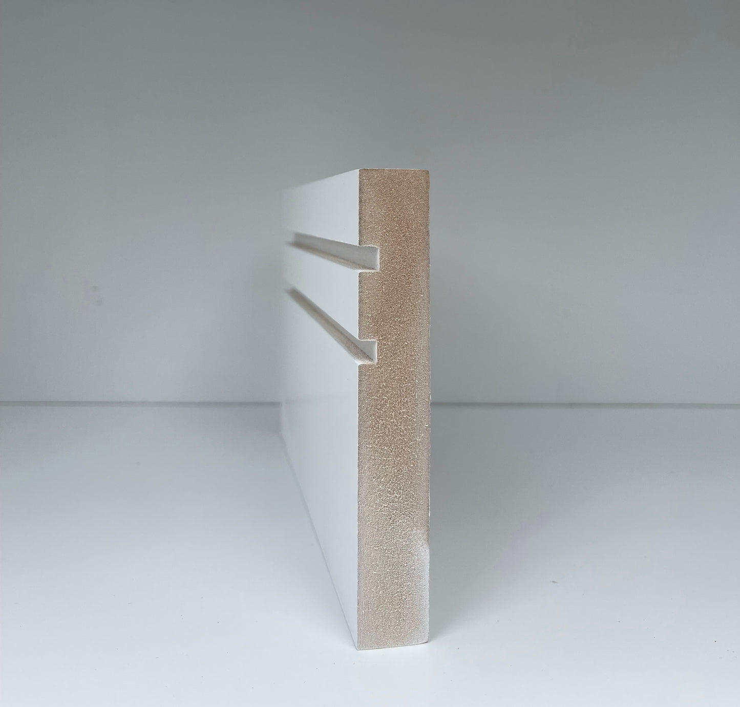 Square Double Groove -MDF Skirting/Architrave