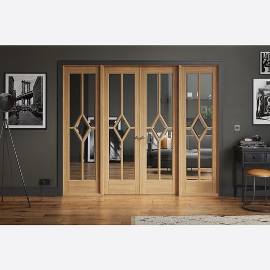 ROOM DIVIDER REIMS OAK W8