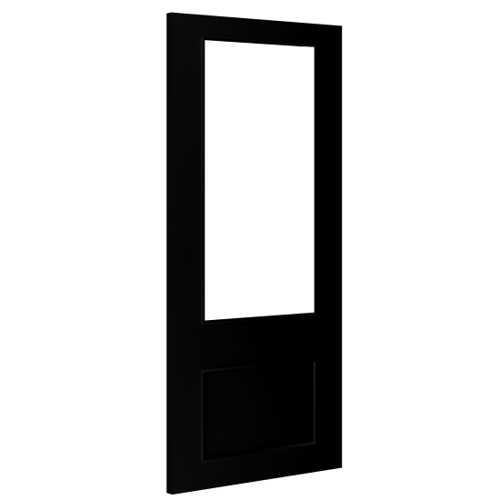 Sandringham Black Pre-Finished Bevelled Glazed Doors
