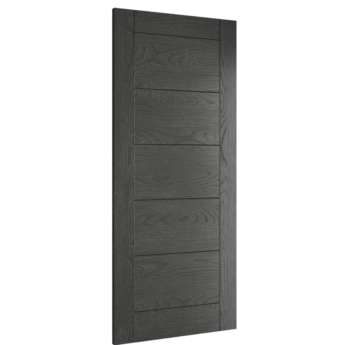 Seville Brushed Black Prefinished Door