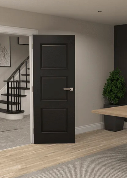 Trinity Black Prefinished Door