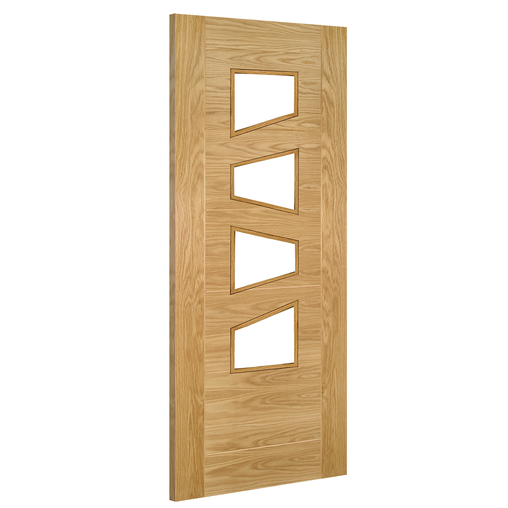 Seville 4LS (Slanted) Pre-finished Oak Doors