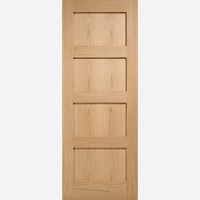 Shaker 4 Panel Pre-finished Oak (FD30)