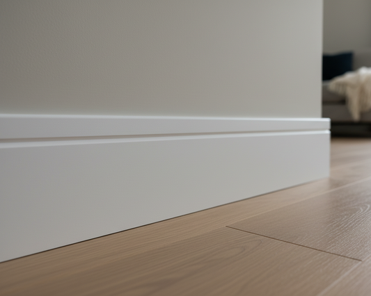 Round Edge Single V Groove - MDF Skirting/Architrave