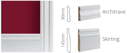 Ulysses Skirting & Architrave White Primed
