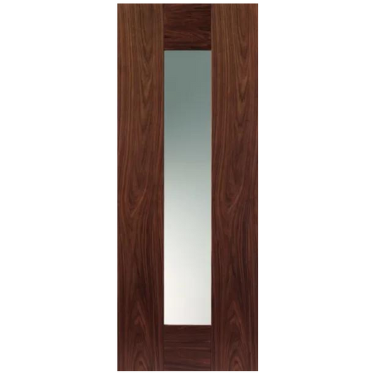 Axis Walnut Glazed Internal Door