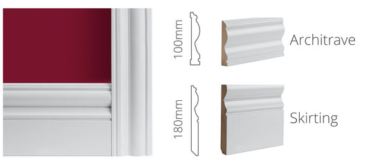 Victoriana Skirting & Architrave White Primed