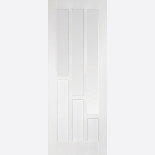 Coventry 3L Glazed Primed White Doors