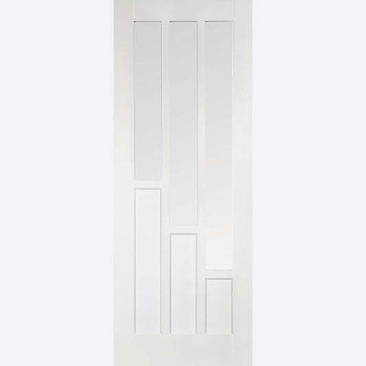 Coventry 3L Glazed Primed White Doors