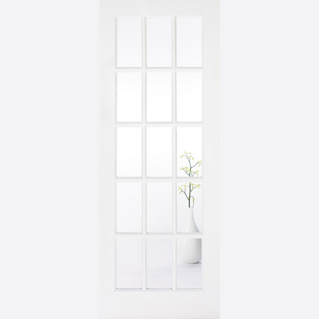 SA 15L Glazed White Primed Doors