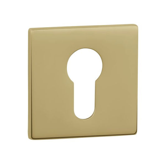 Tupai Exclusivo 5S Line Euro Escutcheon - Raw Brass
