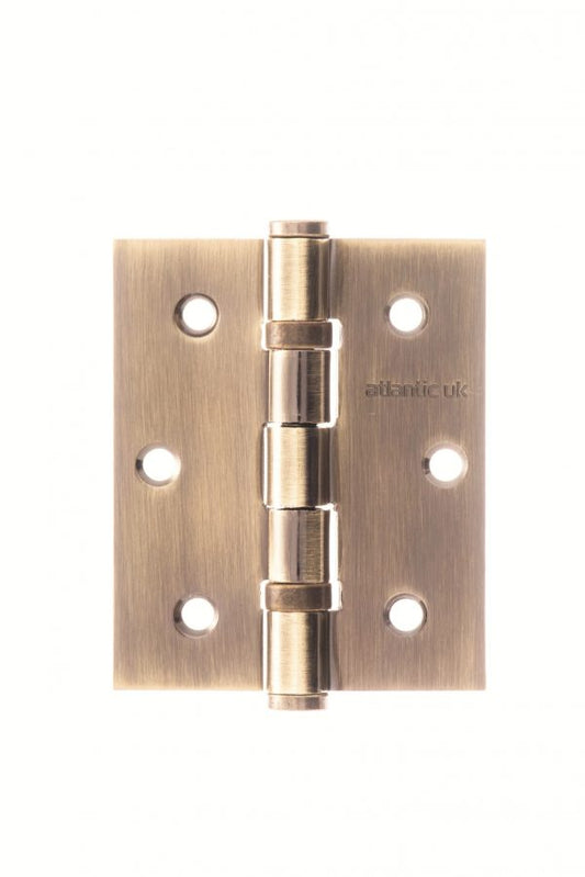 Ball Bearing Hinges - Pack of two - Antique Brass