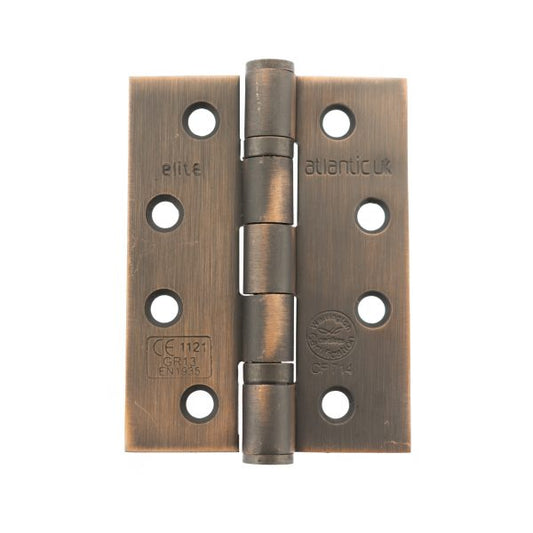 Ball Bearing Hinges - Pack of two - Antique Copper (Fire Rated)