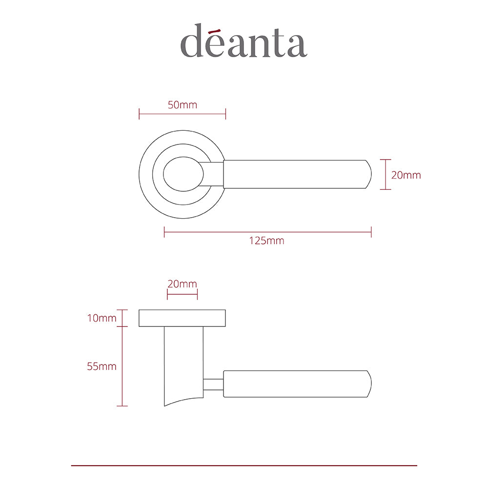 Arcadia Handle Polished Chrome Finish