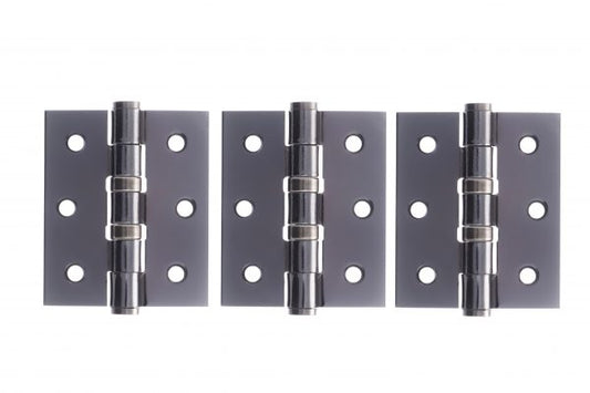 Ball Bearing Hinges - Set of 3 - Black Nickel