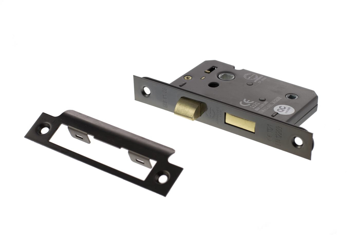 Atlantic - Bathroom Lock - 2.5" Black Nickel