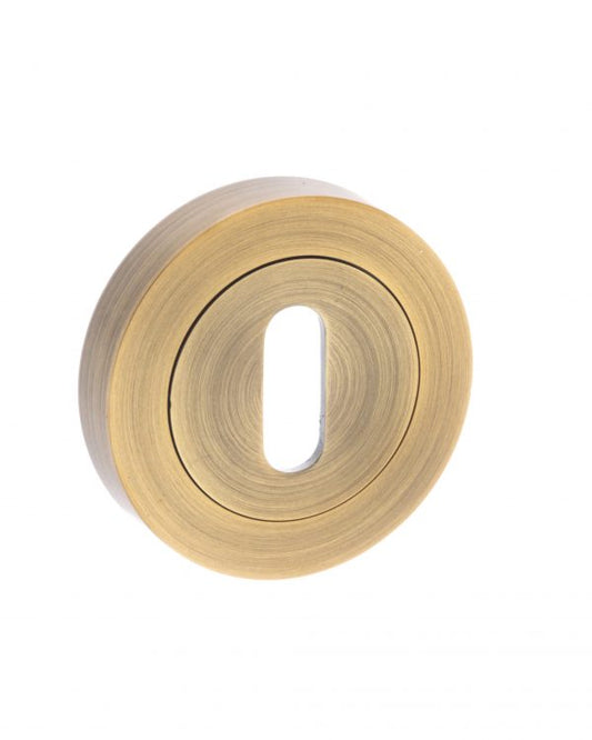 Senza Pari Round Escutcheons - Weathered Antique Bronze