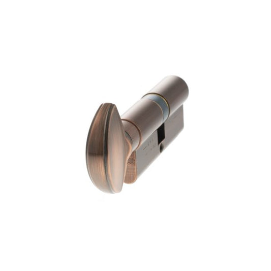 Euro Profile 15 Pin Cylinder Key to Turn - Copper