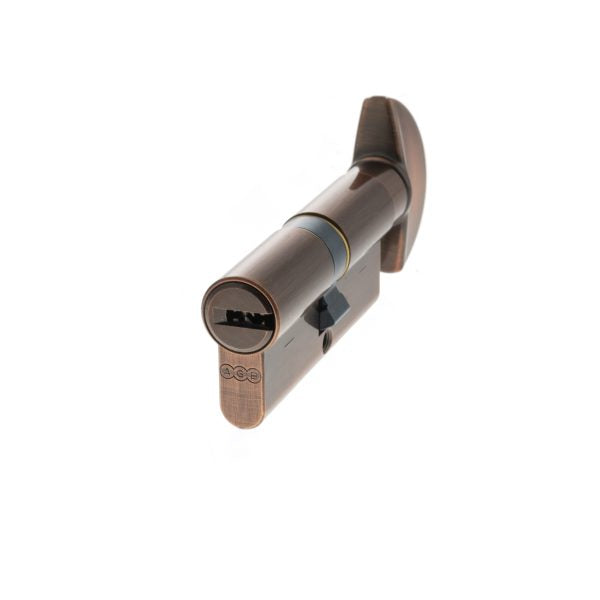 Euro Profile 15 Pin Cylinder Key to Turn - Copper