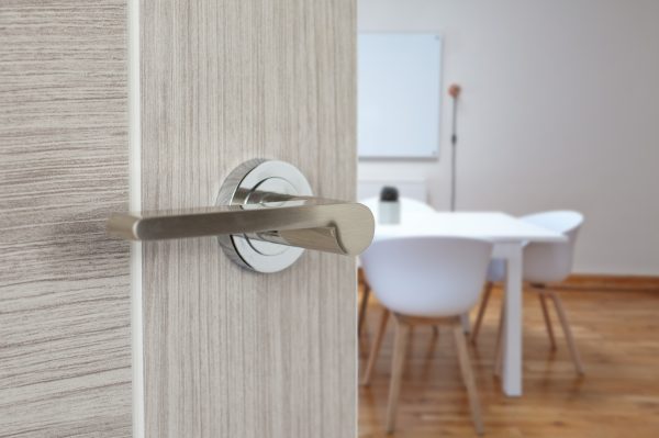 Senza Pari Darrio Lever – Satin Nickel/Polished Nickel