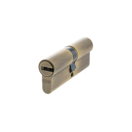 Euro Profile 15 Pin Double Cylinder - Matt Antique Brass