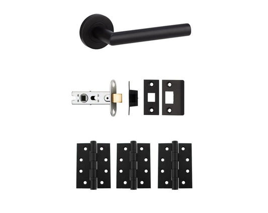 Matt Black CH499 Lever Handle Pack